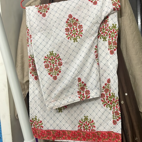 Libas Printed Cotton Straight Kurta with Palazzos & Dupatta | NWOT - Picture 17 of 17